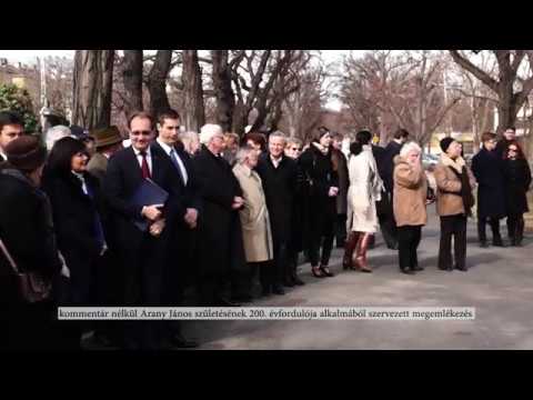 Arany János születésének 200. évfordulója alkalmából szervezett megemlékezés