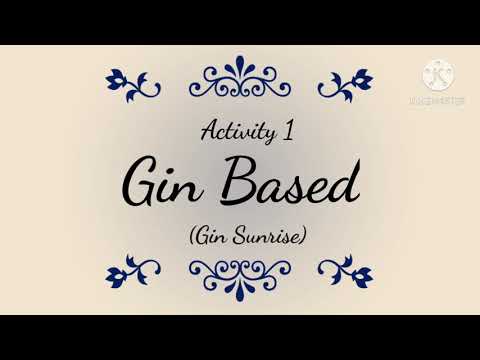 Barmana - Activity 1 Gin Based ( Gin Sunrise )