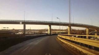 preview picture of video 'Drive around Riga 06.02.2011'