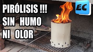 🔥🔥 ESTUFA PIROLÍTICA ECONOMICA, CONSTRUCCION Y FUNCIONAMIENTO