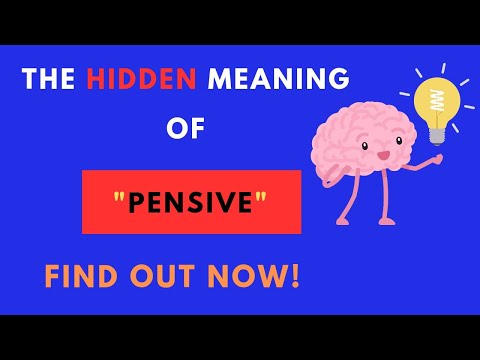 The Word "Pensive" : Understand Its Meaning and Usage! #learnenglish