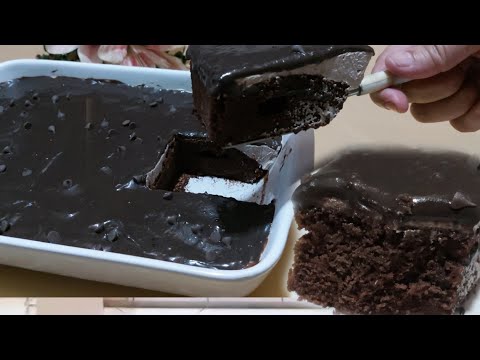 Quick and Easy Chocolate cake in blender without butter. Delicious chocolate cake Recipe.