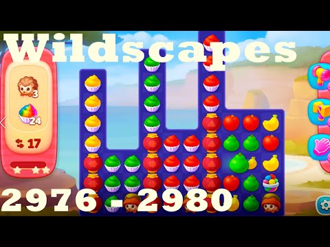Wildscapes Level 2976 - 2980 HD Walkthrough | 3 - match game | gameplay | android | ios | pc | app