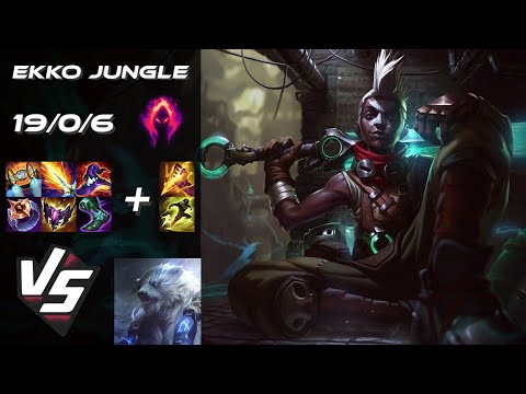 JUNGLE Ekko vs Volibear - NA Grandmaster Patch 25.S1.7