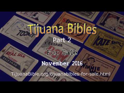 tijuana Bible Sale Winter 2016