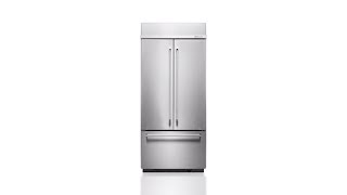KitchenAid 20.8-cu ft Built-In French Door Refrigerator with Ice Maker (Stainless Steel)