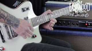 Eastwood Bill Nelson Signature Astroluxe Cadet teaser (Be Bop Deluxe&#39;s Maid In Heaven guitar cover)