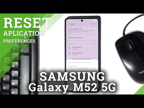 How to Reset App Preferences in SAMSUNG Galaxy M52 5G – Find Restore Preferences Option