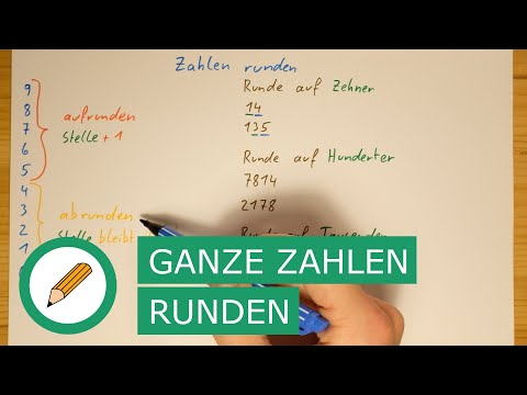 Natürliche Zahlen runden | Mit Stift und Papier