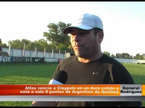 Primera "D" fecha 25: Atlas 1 Claypole 0