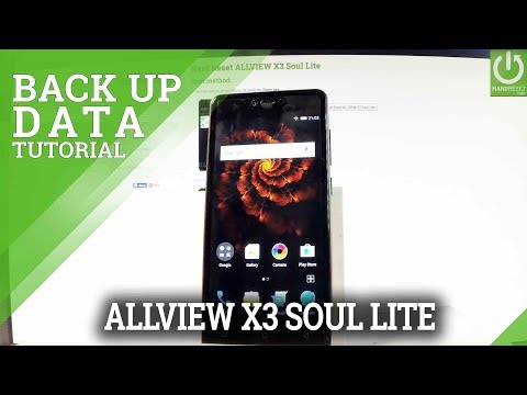 How to Back Up Data ALLVIEW X3 Soul Lite - Add Backup Account