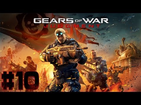 Gears of War: Judgment - Walkthrough - Part 10 - Courtyard (X360) [HD]