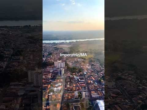 Sobrevoando a cidade de Imperatriz do Maranhão, a Princesa do Tocantins #shorts #2025 #imperatrizma
