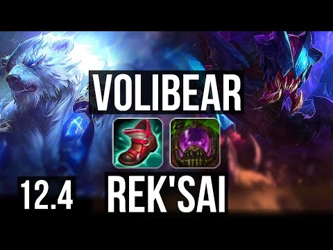 VOLIBEAR vs REK'SAI (JNG) | 4/0/8, Rank 5 Voli | KR Challenger | 12.4