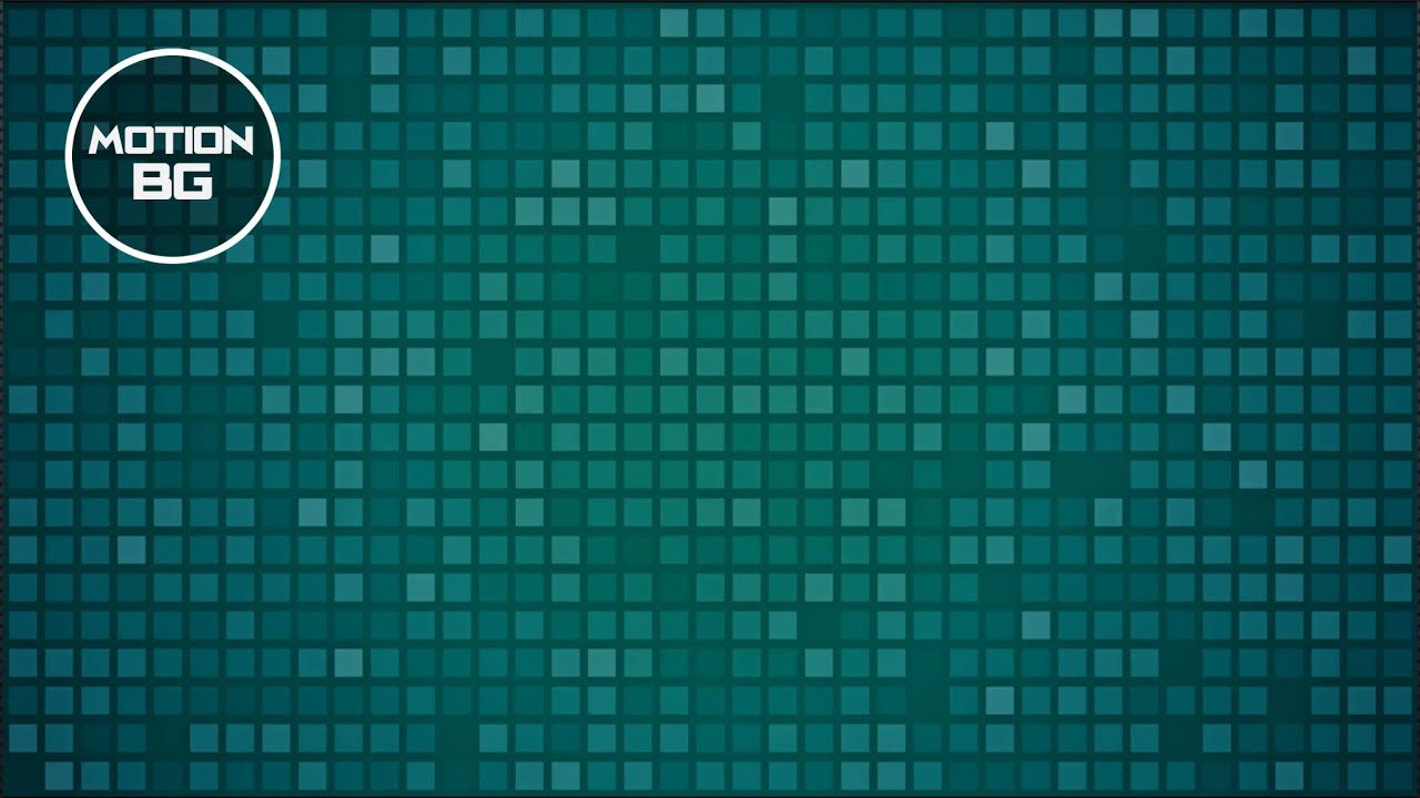 Background Green Square Pattern | Free Animation Background
