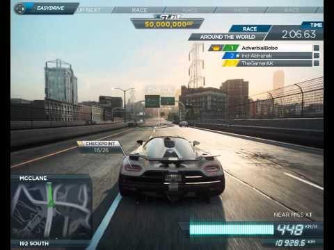 Need For Speed Most Wanted 2012 Online "AROUND THE WORLD" 3:06.78 [720p60]