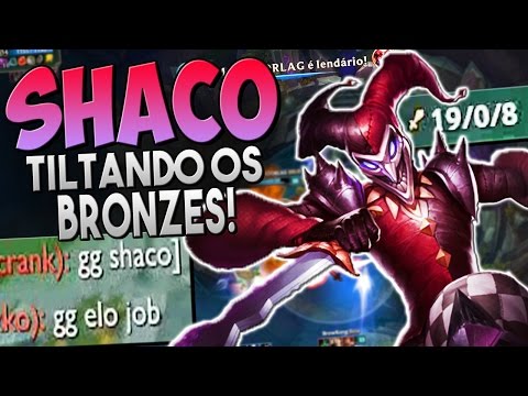 TILTANDO GERAL, O RAGE EM MIM NO /ALL FOI INSANO! - SHACO JUNGLE GAMEPLAY - Festinha do Rodil