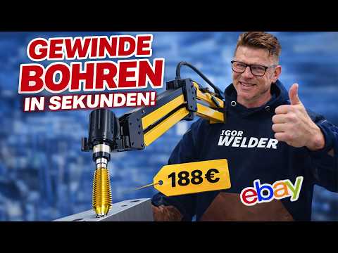 ICH DACHTE DAS IST SCHROTT… 188€ GEWINDE-MASCHINE von eBay?! 😳