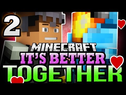 "NO SPRINTING ALOUD!?" - Minecraft It's Better Together #2 with TrueMU and Logdotzip