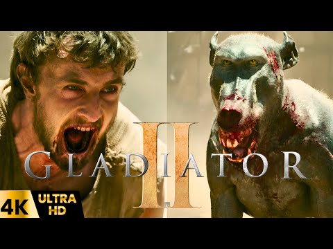 Baboon monkey attack scene | Lucius vs Monkeys | Gladiator 2 (2024)