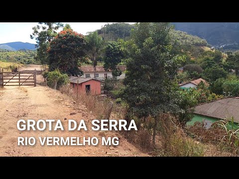 MINAS RURAL, GROTA DA SERRA, CONHEÇA O SERTÃO DAS MNAS GERAIS, MUNICÍPIO DE RIO VERMELHO MG ( ROÇA)
