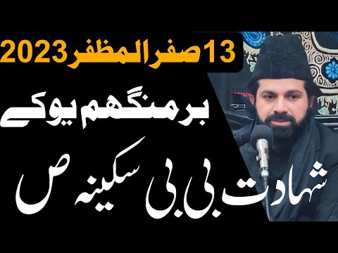 Allama Asif Raza Alvi 13 Saffar 2023 | Shahadat Bibi Sakina sa Barmingham Uk