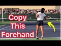 Emma Raducanu Forehand Technique (What To Copy To Improve Your Tennis)