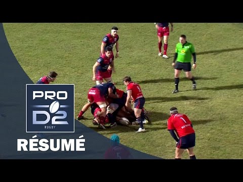 PRO D2 - Résumé Aurillac-Béziers: 24-10 - J17 - Saison 2015/2016