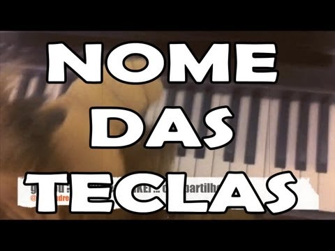 Aula de piano para iniciantes - Aula 01 - Nome das notas e teclas