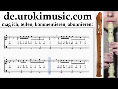 Blockflötenunterricht B. Taylor Swift - ME! feat. Brendon Urie of Panic! At The Disco Noten Lernen