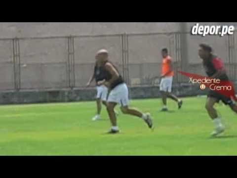 Grondona y 'Beto' Carranza entrenaron con la 'U'