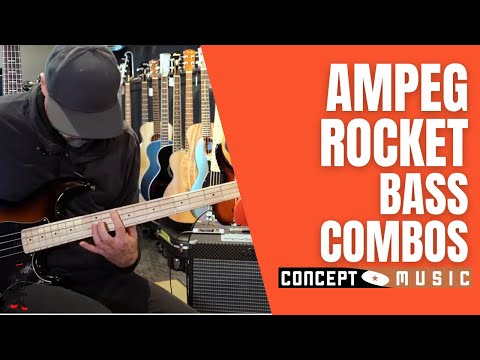 The New Ampeg Rocket Bass Combos with Shane at Concept Music