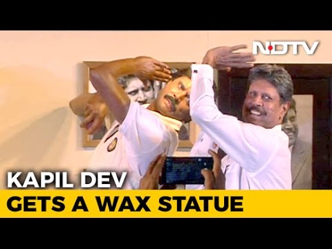 Waxing Eloquent About 1983 World Cup Star At Madame Tussauds