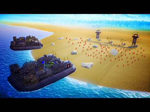 The MOST INCREDIBLE Alternate D-DAY Beach INVASION in Ravenfield!