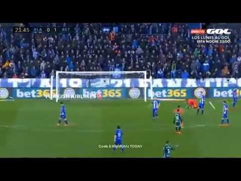 Alaves vs Real Betis 0 1 Gol de Loren Moron 12 03 2018