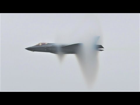 (4K) Laredo Airshow Practice: F-35 Demo High Speed Passes!