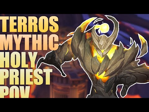 TERROS MYTHIC | HOLY PRIEST POV (PROGRESS KILL)