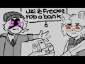 UZI AND FRECKLE ROB A BANK Glitch X 2023 Animatic