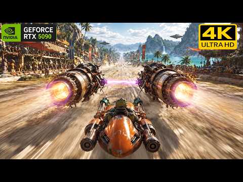 MAX Level PODRACING SPEED With No Hud Looks Like ANIMATED MOVIE - STAR WARS GALACTIC RACER (2026) 4K