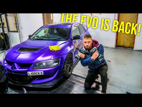 Installing MUCH NEEDED Evo Parts!