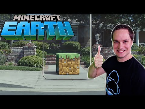 You've never seen Minecraft like this before!  Minecraft Earth Augmented Reality Gameplay