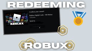Redeeming 100 ROBUX through MICROSOFT REWARDS