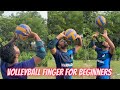 How To Take Finger a Volleyball for Beginners || Volleyball Finger || #volleyball #fingerpass