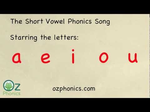 Phonics Song - aeiou short vowels (a Phonics song like no other)