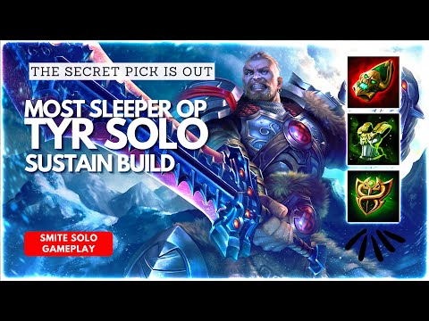 IS MY TYR SOLO BETTER THAN DEATHWALKER?? - Tyr Solo SMITE Conquest Gameplay