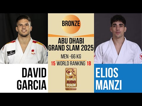 David GARCIA TORNE VS Elios MANZI | Abu Dhabi Grand Slam 2025 | BRONZE -66 kg