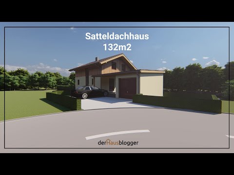 Satteldachhaus 132m2 - Hauspläne und Grundrisse für Ihr neues Zuhause