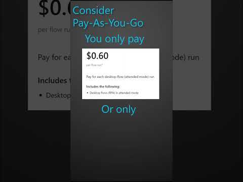 Power Automate for Desktop Pay As You Go license #Shorts Power Automate for Desktop Pay As You Go license #Shorts