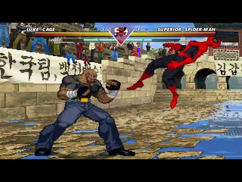 LUKE CAGE VS SUPERIOR SPIDERMAN | MARVEL VS CAPCOM MUGEN | INSANELY EPIC MUGEN BATTLE