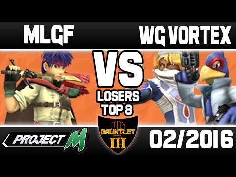 WG Vortex (Sheik/Falco) VS MLGF (Ike) | Gauntlet III Losers Top 8